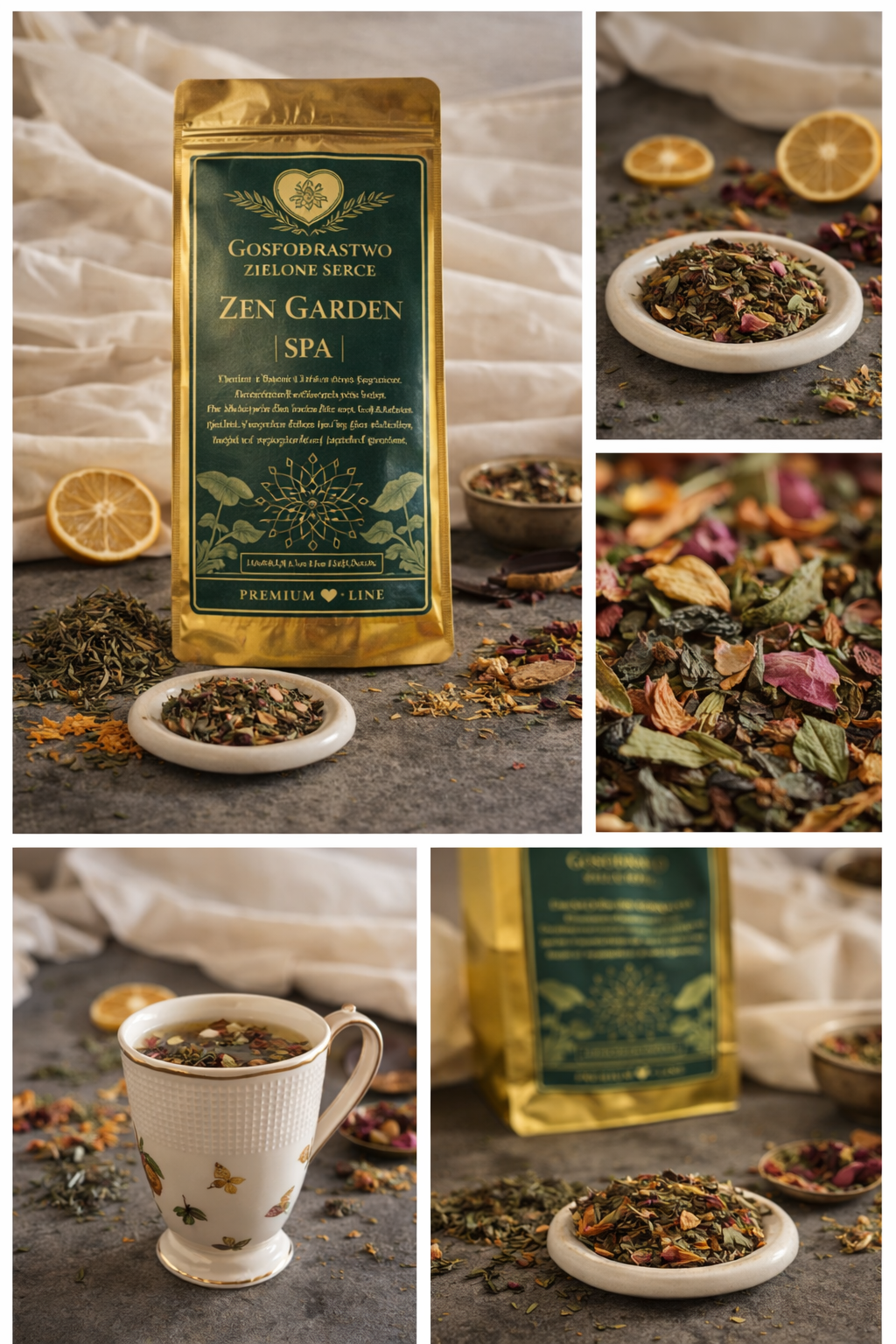 Luksusowa zielona herbata z cytrusami i kwiatami – Premium Line