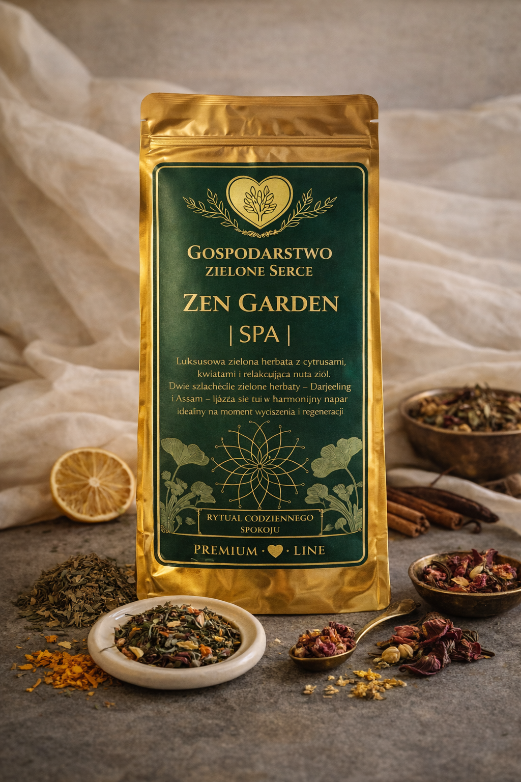 luxusowa zielona herbata