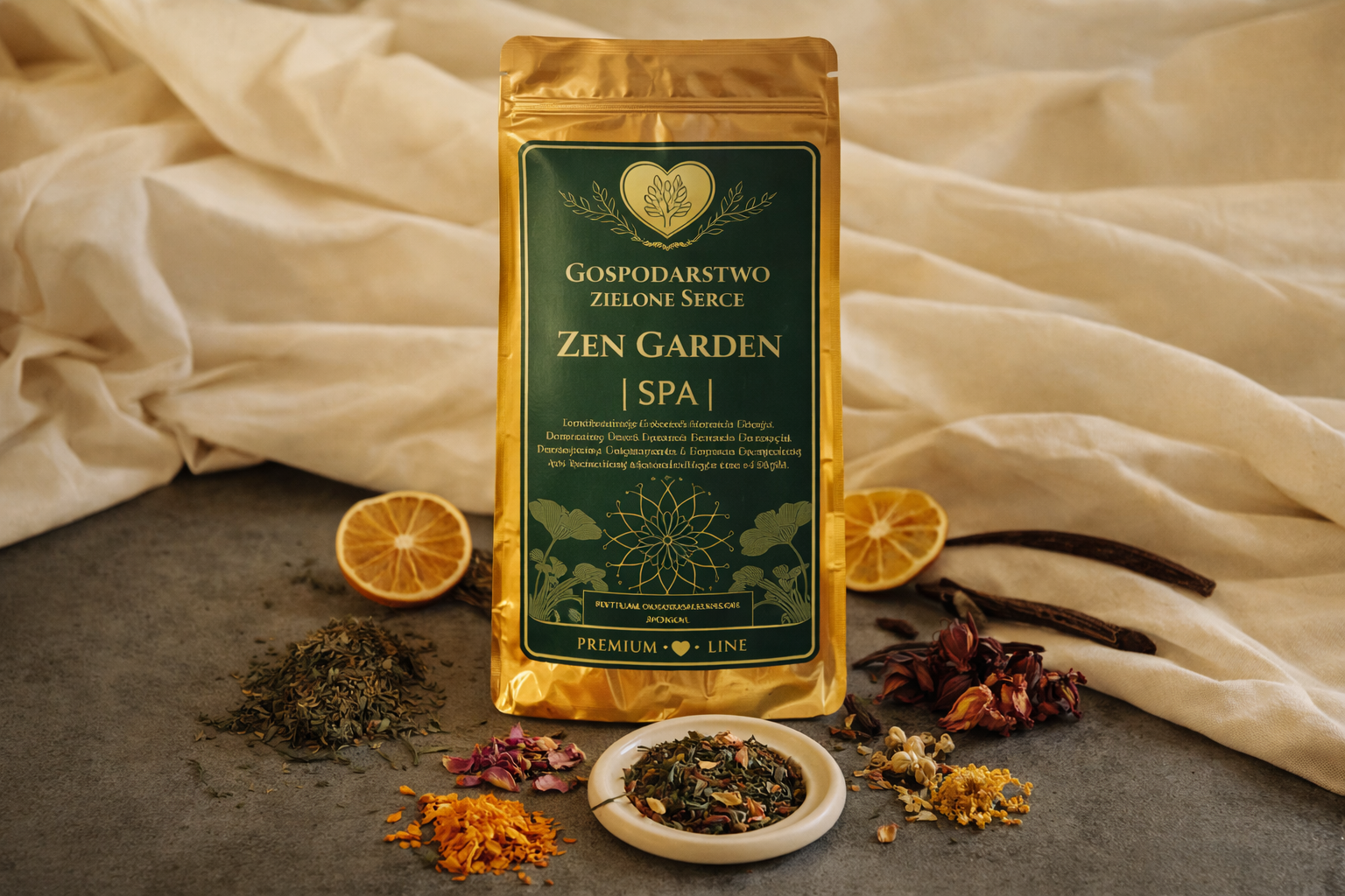 Luksusowa zielona herbata z cytrusami i kwiatami – Premium Line
