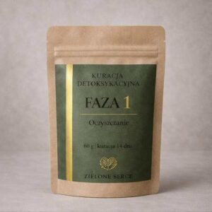 Zielone Serce Detox Faza I oczyszczanie ruch Qi mieszanka ziołowa 60 g