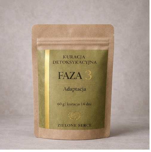 Zielone Serce Detox Faza 3 oczyszczanie ruch Qi mieszanka ziołowa 60 g