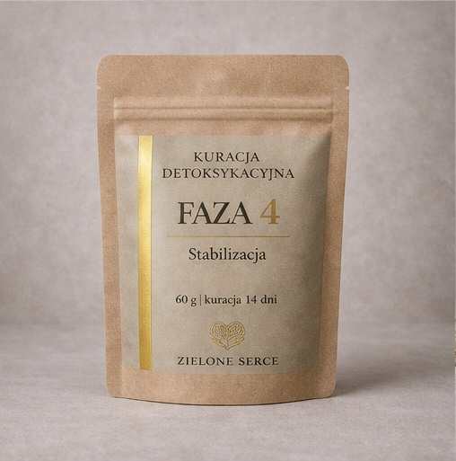 Zielone Serce Detox Faza 4 oczyszczanie ruch Qi mieszanka ziołowa 60 g