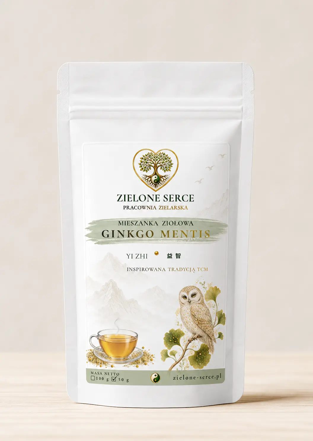 Zioła na pamięć, koncentrację i zmęczenie umysłowe – Ginco Mentis_50g