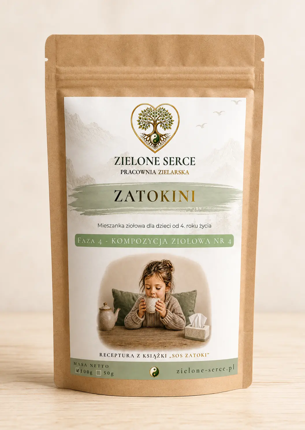 Zioła na zatoki dla dzieci – Faza 4_rekonwalescencja_100g
