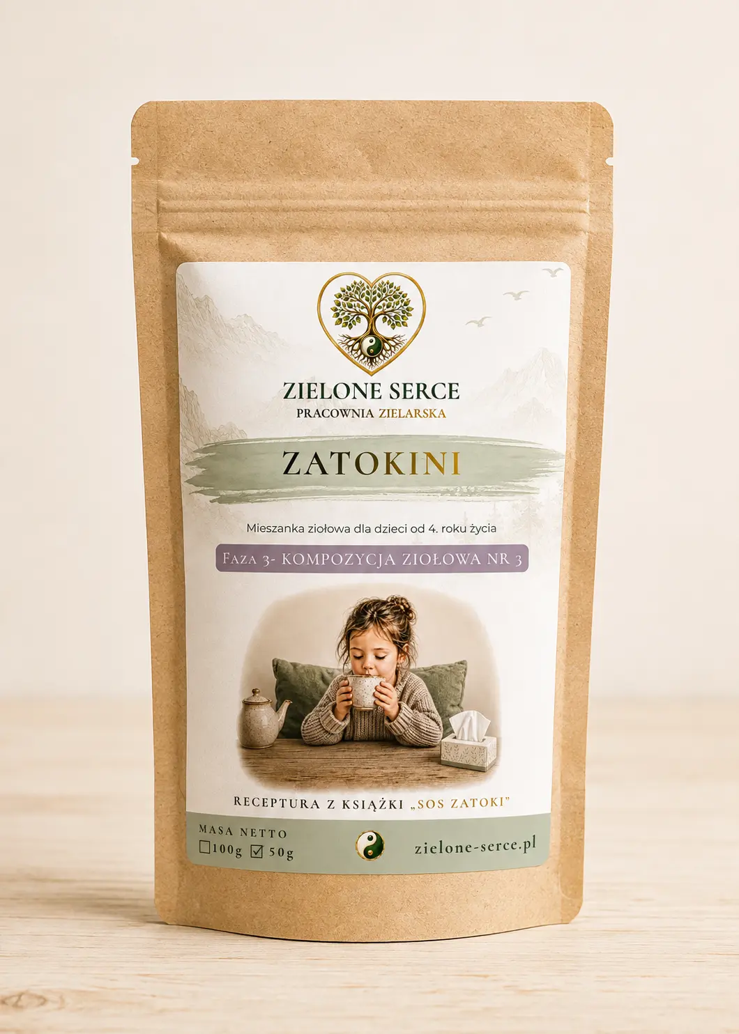 Zioła dla dzieci na katar spływający po gardle – Zatokini 3_50g